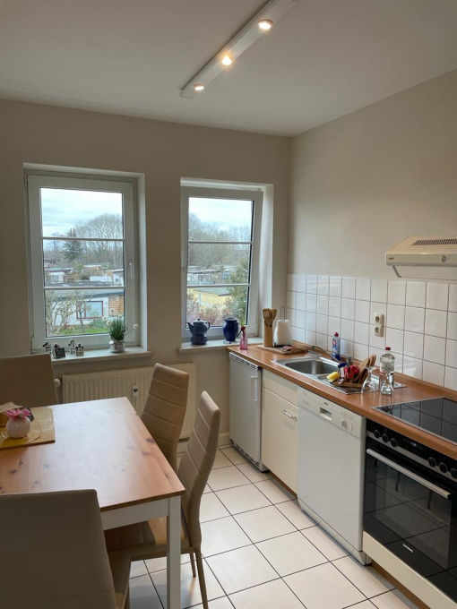 Schlafbereich der Ferienwohnung